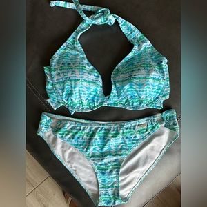 VENUS Lascana Bikini Blue/Green/White